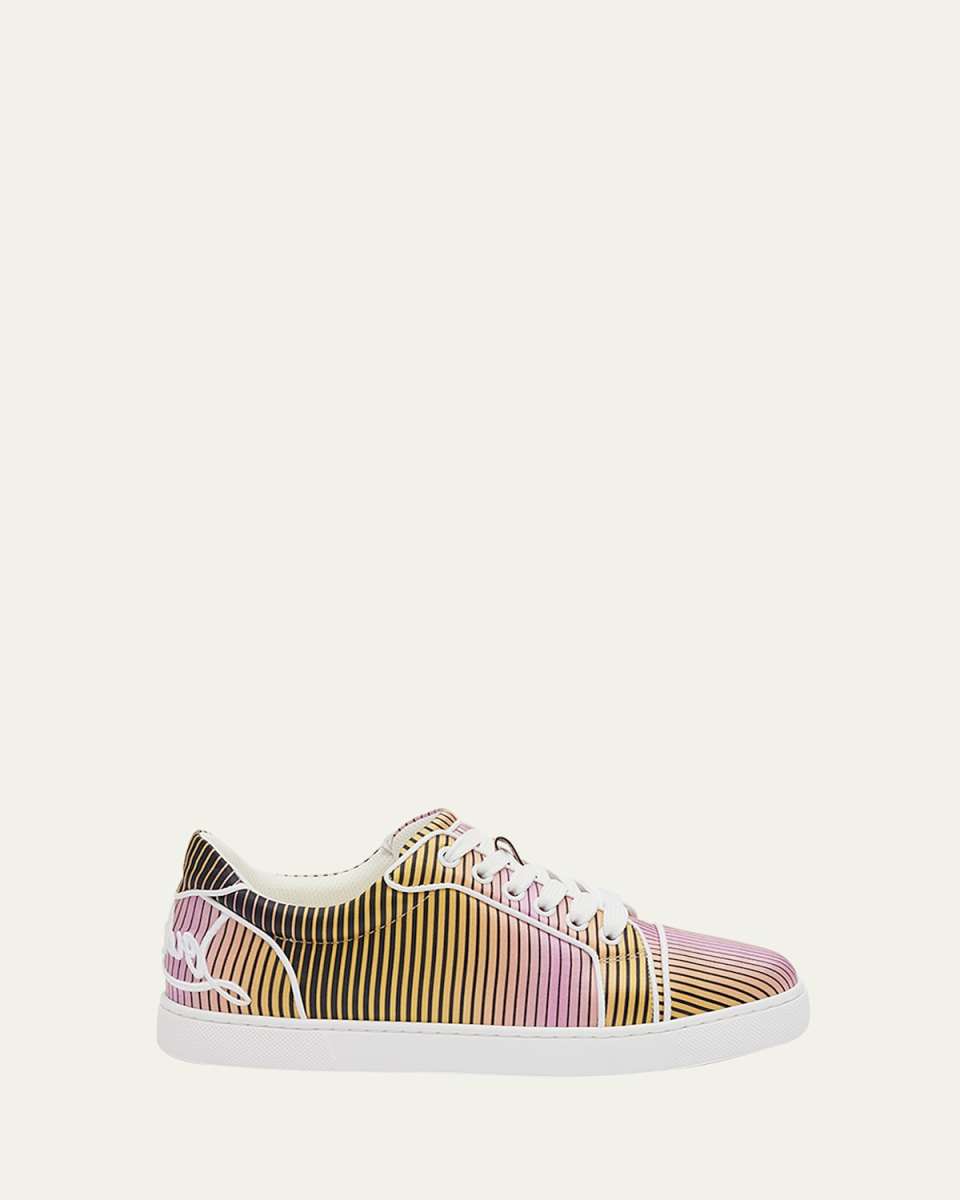 Fun Vieira Striped Red Sole Sneakers
